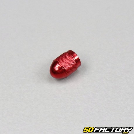 Tappo valvola in alluminio bullet rosso (per unità)