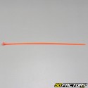 Colliers plastique orange fluo 250mm (100 pièces)