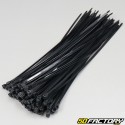 Plastic collars (rilsan) black 250 mm (100 pieces)