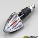 Bulb flashing Arrow carbon cabochon transparent reversible