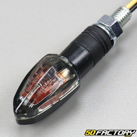 Bulb flashing Arrow mini black reversible