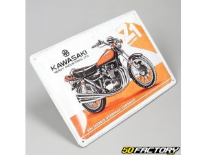 Plaque émaillée KAWASAKI moto 