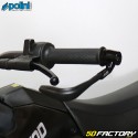 Brake Lever Guards Polini black aluminum handlebar 18 / 20mm