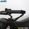 Brake Lever Guards Polini black aluminum handlebar 12 / 16mm