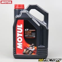 Huile moteur 4T 10W60 Motul 7100 100% synthèse 4L