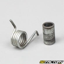 Spring and spacer for pilot footrest Rieju MRT, Tango, RR, Spike,  SMX