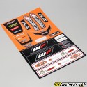 Universal decoration kit for front fender and rear orange