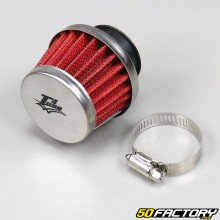 Right horn air filter PHBG, PHBN, PHVA red / chrome Ø35-28mm