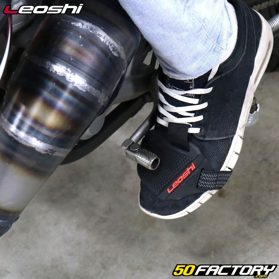 MoreChioce Protection de chaussures de moto avec soufflet de levier de vitesse pour chaussures de moto Gear Shifter Protection chaussures antidérapante Taille M 23,5 à 24,5 cm