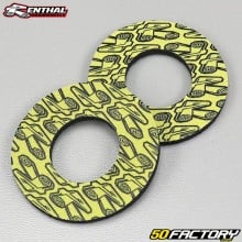 Handlebar grip donuts Renthal yellow