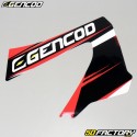 Kit decorativo Gencod Derbi Senda (2004 para 2010) vermelho