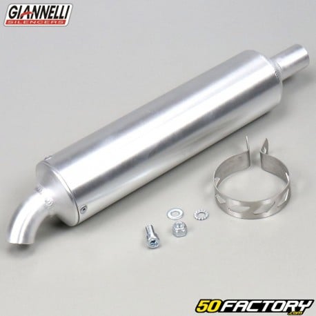 Silenciador universal redondo Giannelli alumínio (comprimento 260mm Ø24mm)