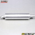 Round universal silencer Giannelli aluminum (length 260mm Ø28mm)