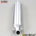 Round universal silencer Giannelli aluminum (length 260mm Ø30mm)