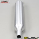 Round universal silencer Giannelli aluminum (length 260mm Ø22mm)