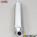 Round universal silencer Giannelli aluminum (length 260mm Ø22mm)