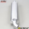 Round universal silencer Giannelli aluminum (length 260mm Ø26mm)