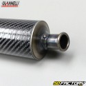 Round universal silencer Giannelli black carbon (length 205mm Ø18mm)