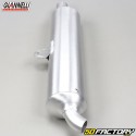 Oval universal silencer Giannelli aluminum (length 360mm Ø28mm)