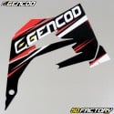 Kit decorativo Gencod Derbi Senda,  Gilera SMT,  RCR (de 2018) vermelho