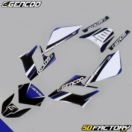 Kit déco Gencod Derbi Senda DRD Racing (2004 à 2010) bleu