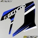 Decoration  kit Gencod Derbi Senda DRD Racing (2004 to 2010) blue
