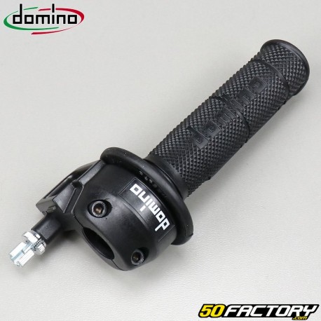 Puño de gas
 Derbi Senda,  Gilera SMT,  Aprilia SX, MBK Magnum XR ... Domino negro (con revestimiento)