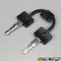 Fuel door lock, saddle Derbi,  Peugeot,  Rieju,  Aprilia,  Gilera,  Beta...