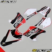 Kit decorativo Gencod Peugeot XP6 (da 2004) vermelho