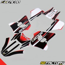 Kit decorativo Gencod Suzuki RMX  et  SMX vermelho