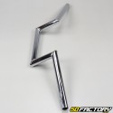 Handlebar Z smooth bar height 100mm Peugeot  103, MBK 51