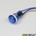 Indicatore blu regolabile 12V 18mm