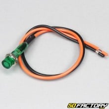 Indicator light green adjustable 12V 8mm