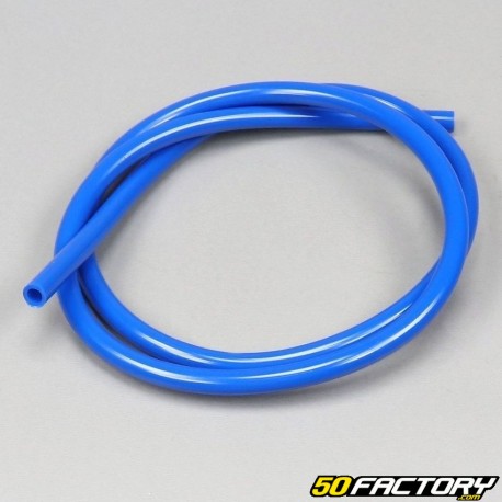 Dark blue gasoline hose