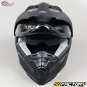 Capacete cross Shot Ranger preto fosco tamanho XS