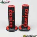 Handle grips Domino A360 cross black and red