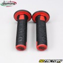 Handle grips Domino A360 cross black and red