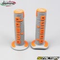 Handle grips Domino A360 cross gray and orange