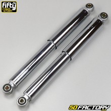 320mm smooth rear shock absorbers Peugeot 103, MBK 51 and Motobécane chrome Fifty