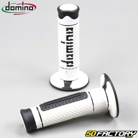 Handle grips Domino A260 cross White and Black