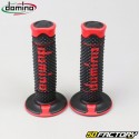 Handle grips Domino A260 cross black and red