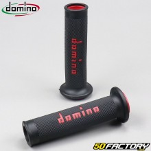 Manoplas Punhos Domino A010 preto e vermelho