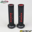 Handle grips Domino A010 black and red
