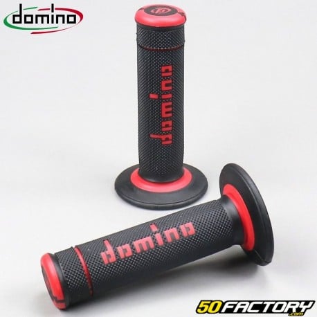 Handle grips Domino A190 cross black and red