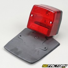 Luz trasera roja tipo original (sin reflectores) roja con soporte para matrícula Peugeot 103 SPX, Clip ...