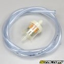 Transparent petrol hose kit 6x9mm with filter