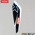 Sticker rear left fairing origin Derbi Senda (2011 to 2017) white and black