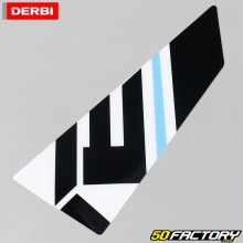 Original upper left front fairing sticker Derbi Senda (2011 - 2017) blue and black