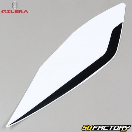 Lower right rear left fairing sticker Gilera SMT  et  RCR (2011 to 2017) white and black