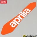 Autocollant origine de garde boue avant Aprilia RX et SX (2006 à 2017) rouge et blanc